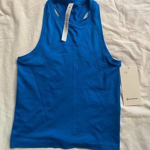 lululemon Swiftly Tech High-Neck Tank Top 2.0 Race Length Size 4 in Poolside